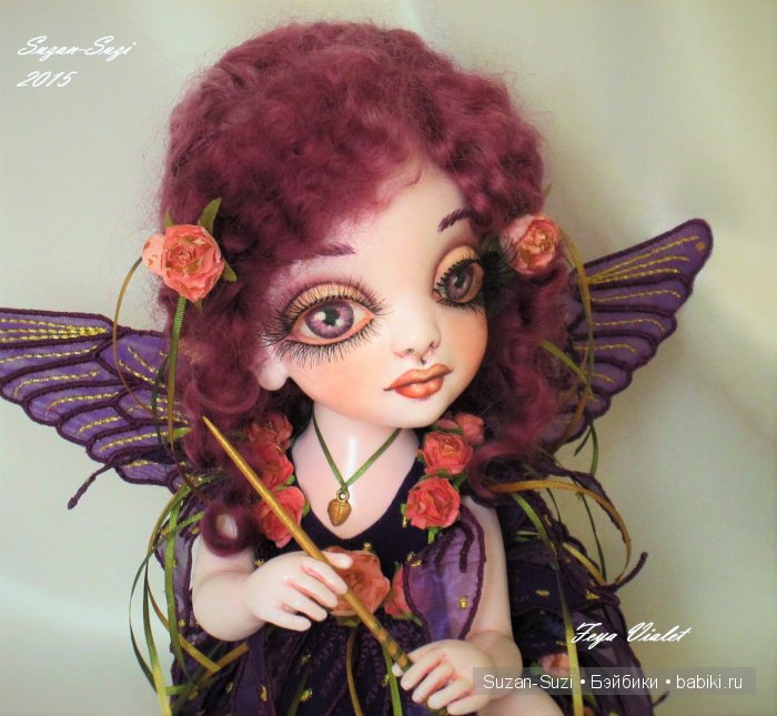 Фея Вайлет. Создана на заказ по желанию заказчицы (фото 5)