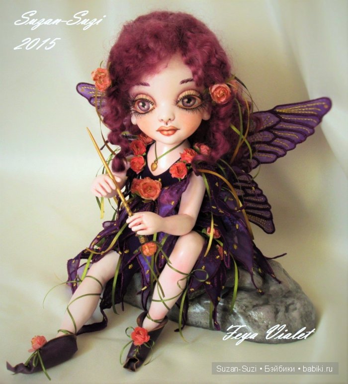 Фея Вайлет. Создана на заказ по желанию заказчицы (фото 2)