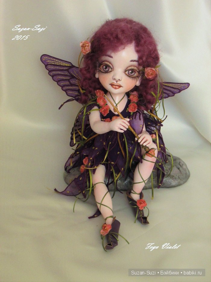 Фея Вайлет. Создана на заказ по желанию заказчицы (фото 4)