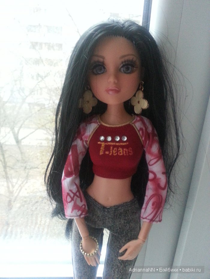 Красотка Лея, брюнетка с фиалковыми глазами | Бэйбики Красотка Лея, брюнетка с фиалковыми глазами (фото 3)