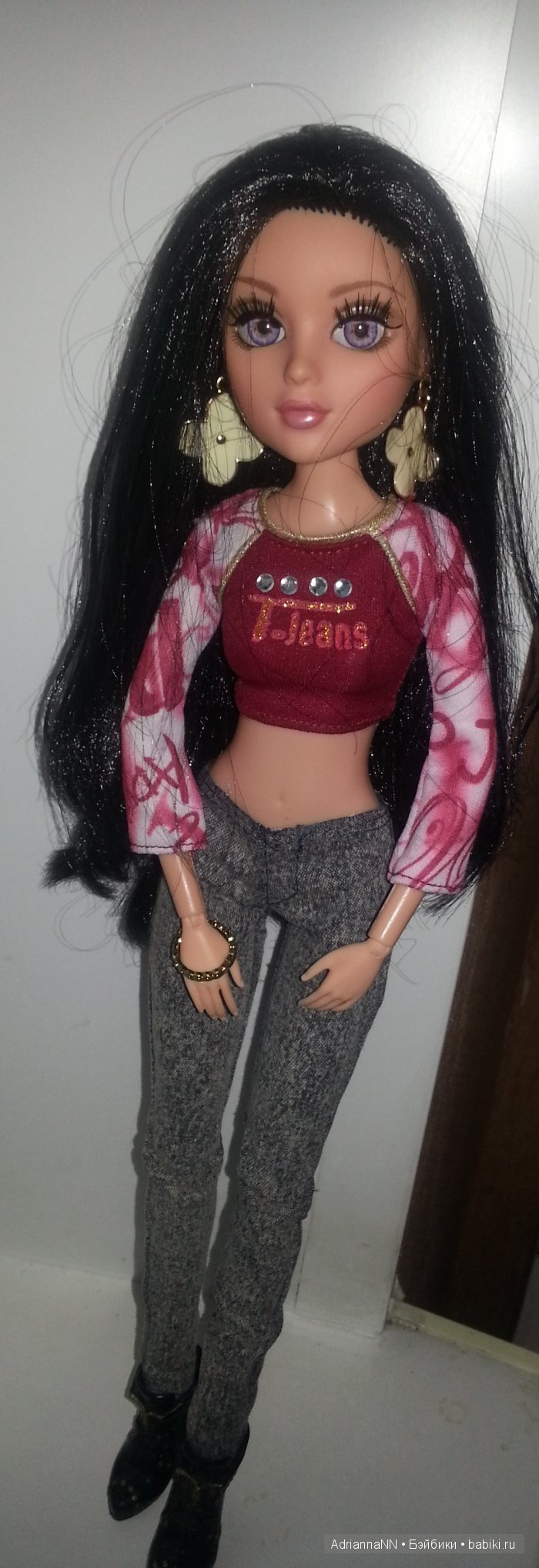 Красотка Лея, брюнетка с фиалковыми глазами | Бэйбики Красотка Лея, брюнетка с фиалковыми глазами (фото 2)