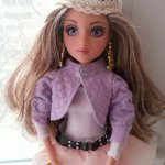 Красавица Лея с фиалковыми глазами ООАК Мокси Тинз