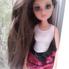 Красавица  с голубыми глазами - брюнетка Мокси Тинз (Лея ООАК).