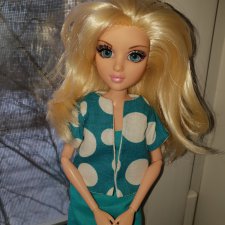 Нежная блондинка с голубыми глазами. ООАК Тристен Мокси Тинз