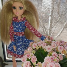 Девочка с цветами