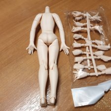 Тело для куклы Блайз blythe  скинтон вайт с ручками