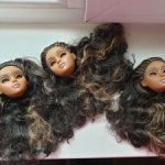 Головы кукол Мокси тинз Moxie teenz Бижу 3 волны, без глаз