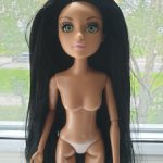 Мокси тинз Мелроуз ООАК Moxie Teenz черные волосы зелёные глаза