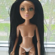 Мокси тинз Мелроуз ООАК Moxie Teenz черные волосы зелёные глаза