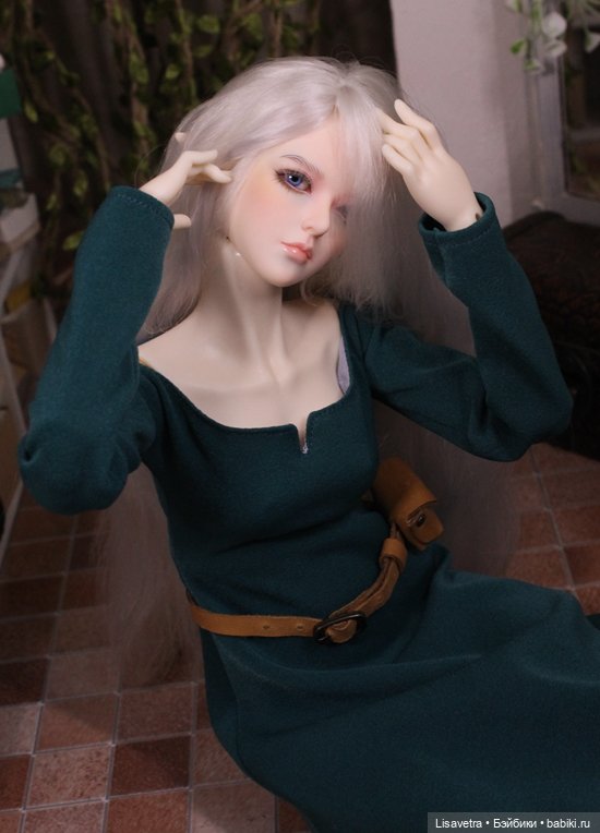 То же платье — Гибридизация кукол BJD (БЖД): пересадка головы (фото 6)