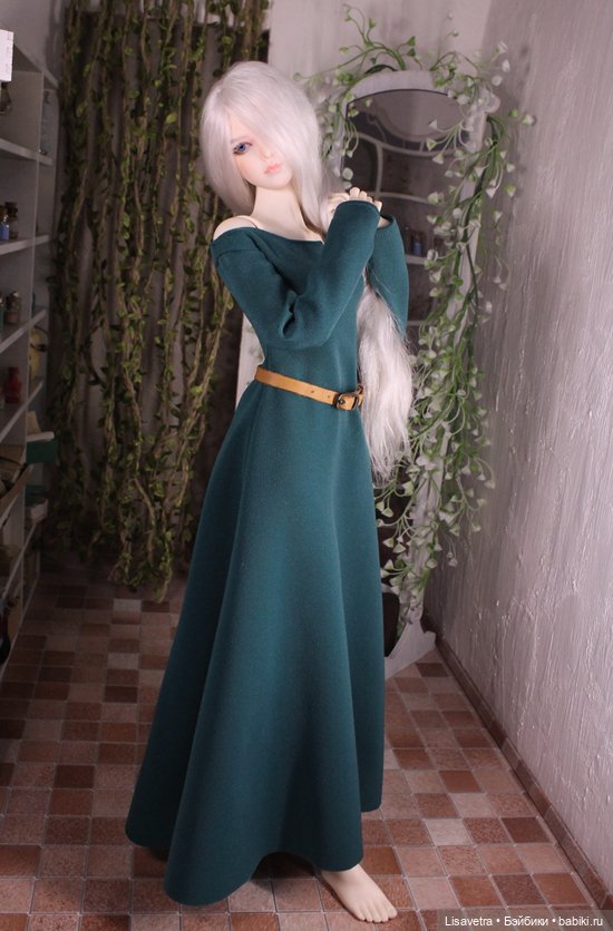 То же платье — Гибридизация кукол BJD (БЖД): пересадка головы (фото 2)
