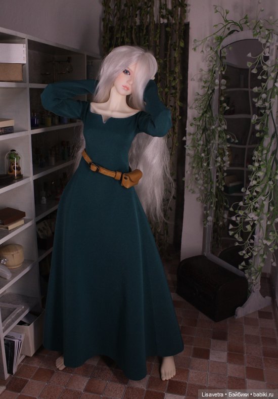 То же платье — Гибридизация кукол BJD (БЖД): пересадка головы (фото 3)