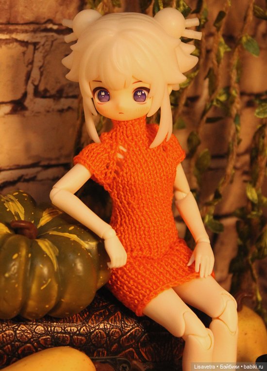 Ещё оранжевое — Гибриды шарнирных кукол (не БЖД): подбор тела (фото 3)