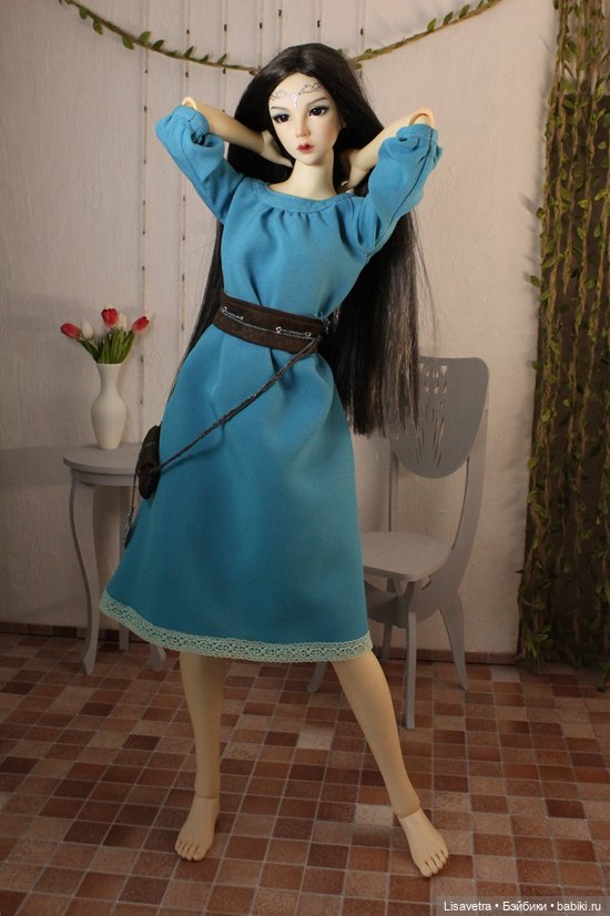 Голубое платье — Куклы Souldoll (Соулдолл): BJD (БЖД) (фото 5)