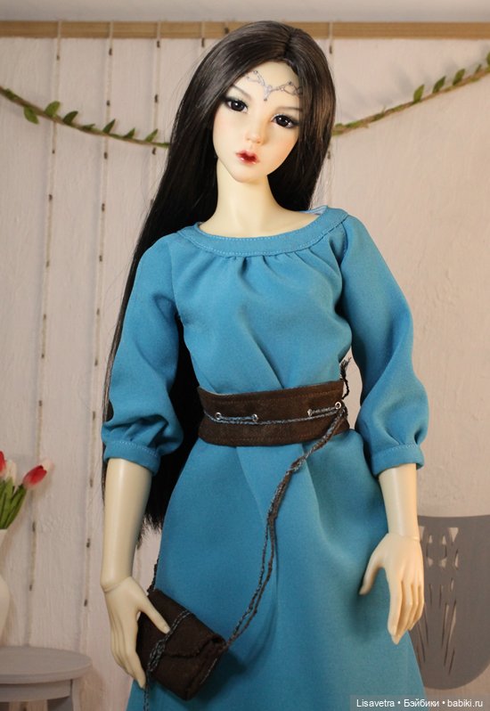Голубое платье — Куклы Souldoll (Соулдолл): BJD (БЖД) (фото 3)