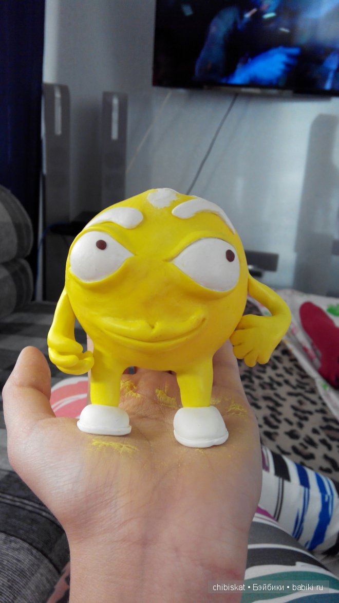 Смайлик, авторская игрушка (фото 2)