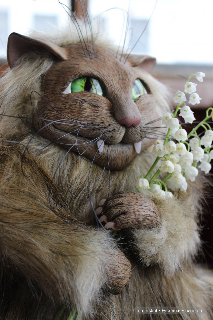 Рыжий Кот Бориска, игрушка ручной работы (фото 8)