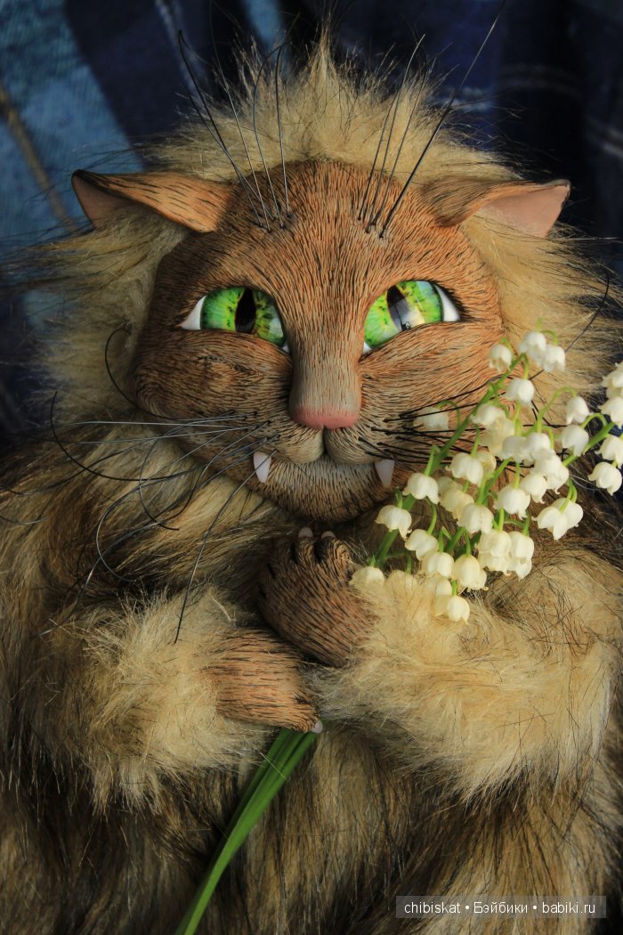 Рыжий Кот Бориска, игрушка ручной работы (фото 3)