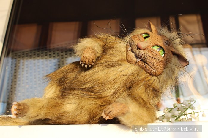 Рыжий Кот Бориска, игрушка ручной работы (фото 7)