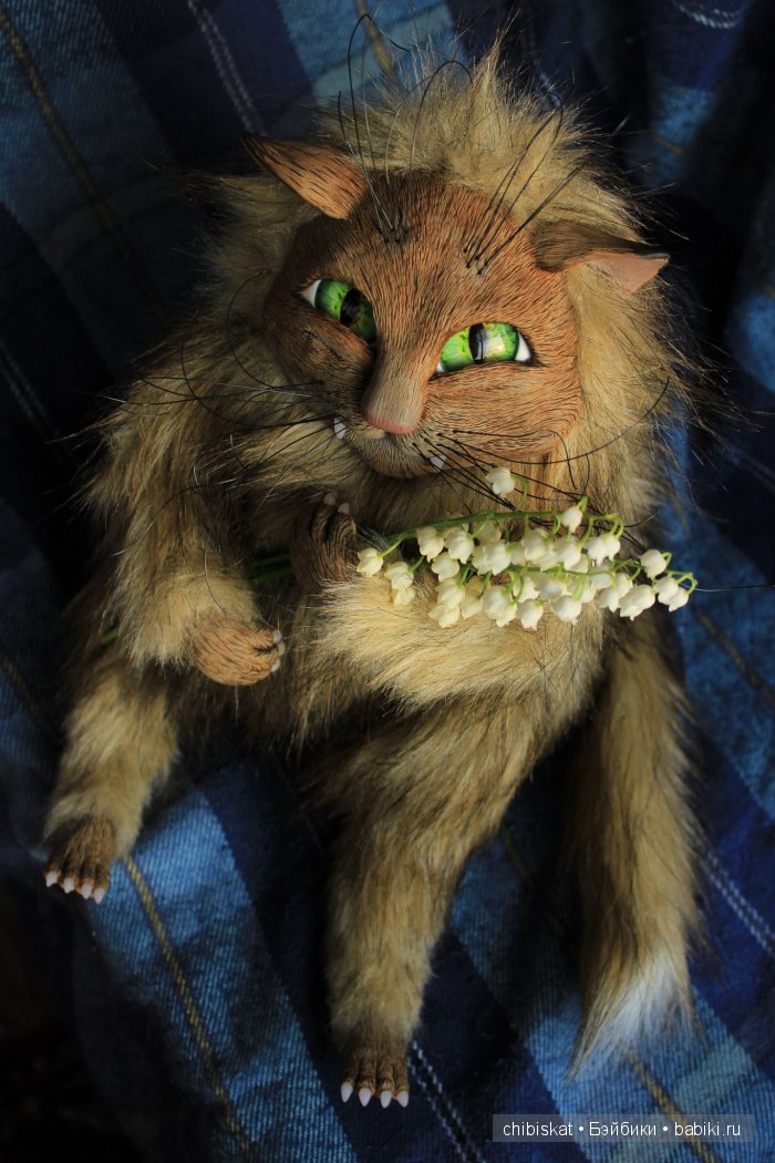 Рыжий Кот Бориска, игрушка ручной работы (фото 2)