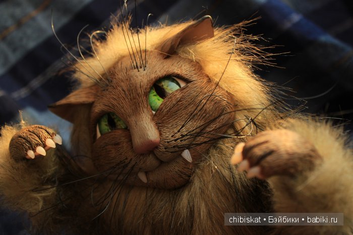 Рыжий Кот Бориска, игрушка ручной работы (фото 4)