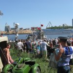 День ВМФ -  бой "Оборона Севастополя" в Московском парке