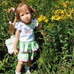 Летняя прогулка милой девочки Паулы Heidi Plusczok