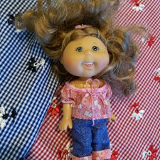 Весенний коллаж тканей