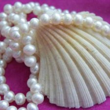 Мил мне жемчуг нежный на груди твоей