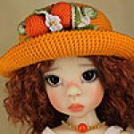 Куклы в шляпках, авторские работы