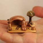 Пещера Али-Бабы, миниатюра для кукол Геннадия Ефимова