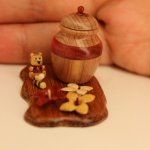 Миниатюра для кукол - Меда много не бывает