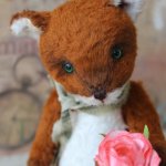 Лис, роза и ... маленький принц. Игрушка  ручной работы