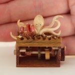 Автоматон Гигантский осьминог. Миниатюра для кукол