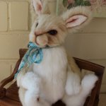 Реалистичная авторская игрушка своими руками кролик Франк