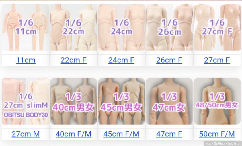 Настоящие Obitsu — Куклы и тела Obitsu (Обитсу): 1/6 (фото 5)