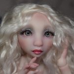 Снегурочка-авторская шарнирная кукла Валентины Игнатьевой