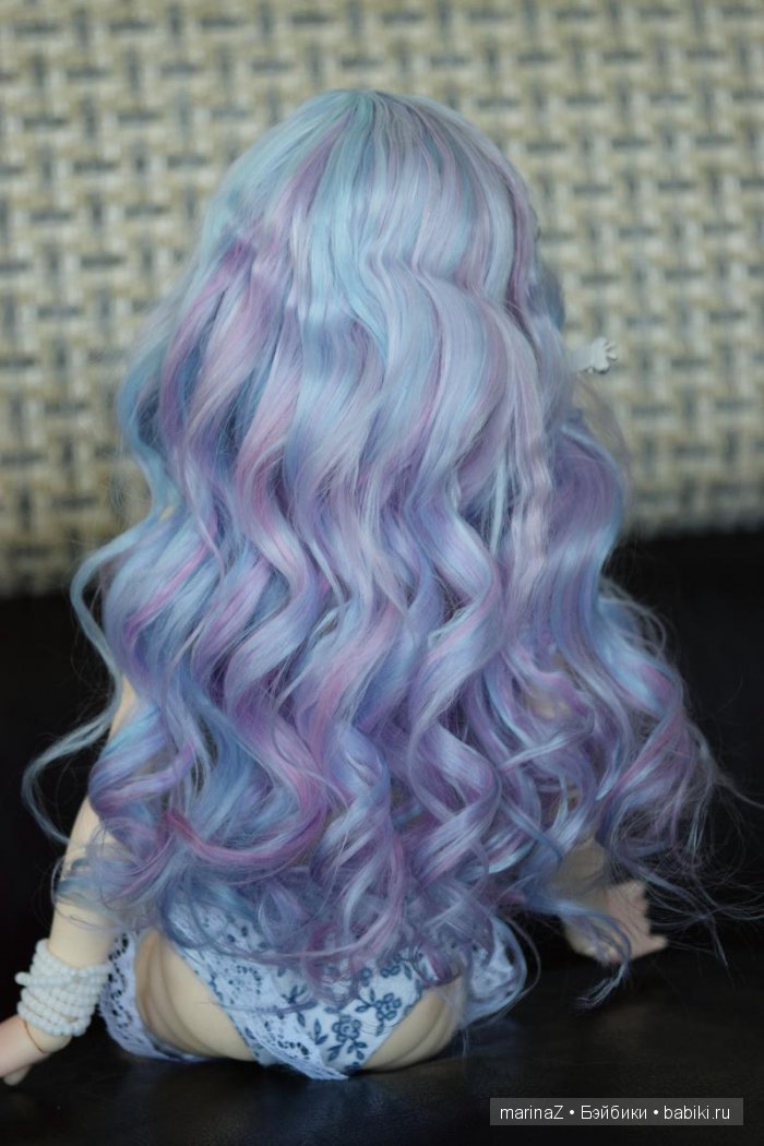 Мои цветные фантазии, воплощенные в паричках для прекрасных созданий (фото 10)