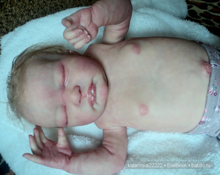 Новорожденная малышка реборн Екатерины Котковой (фото 5)