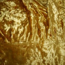 Ткань новая винтаж плюш золотистого цвета 150см Х 66 см хлопок 100%