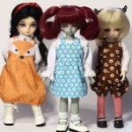 Мастер класс по пошиву сарафана и готовые выкройки для кукол в размерах тини/МСД