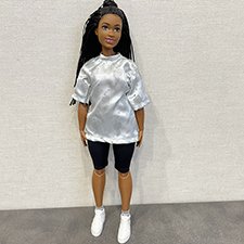 Барби Бруклин на теле пышки