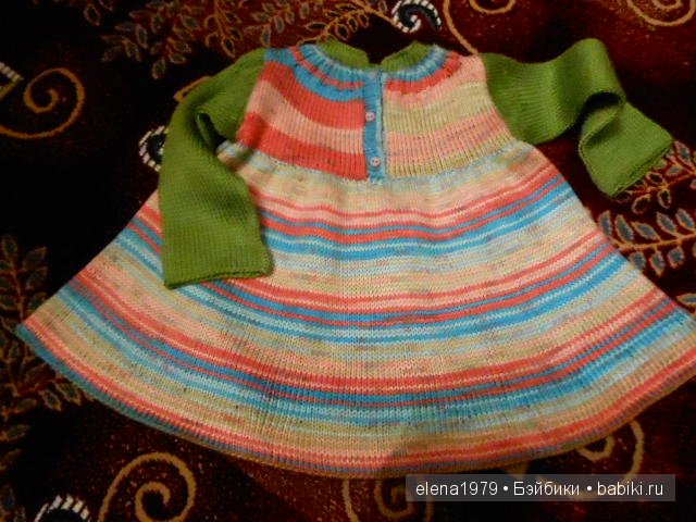Лолле и вязаное платьице | Бэйбики Лолле и вязаное платьице — Одежда и обувь для кукол своими руками: фото (фото 2)