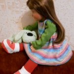 Лолле и вязаное платьице