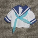 Винтажная блузка-матроска компании Такара для Ликки и кукол похожего размера.