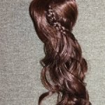 Каштановый парик со сложной прической от лимитной SDGr. Белль