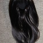 Длинный черный парик Volks с косой челкой 9-10