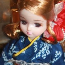 Takara Tomy Licca Yukata Doll Tokyo 2020 Olympic Emblem.