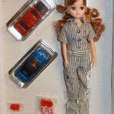 Takara Shareholder Exclusive Licca-chan 2010 / Tomica 40th anniversary coveralls ver.