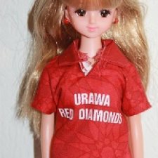 Винтажная Дженни в футбольной форме из серии J.League компании Такара